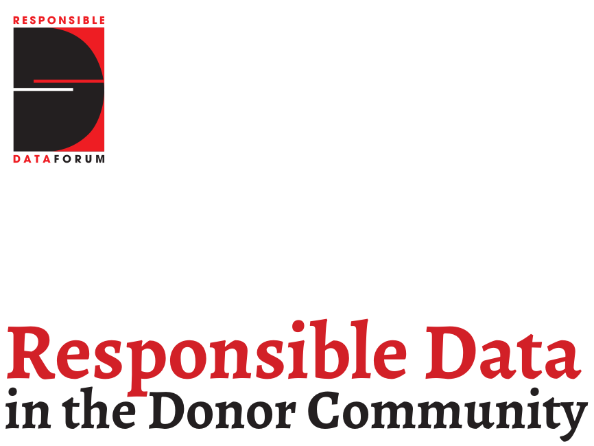 Responsible data in the donor community